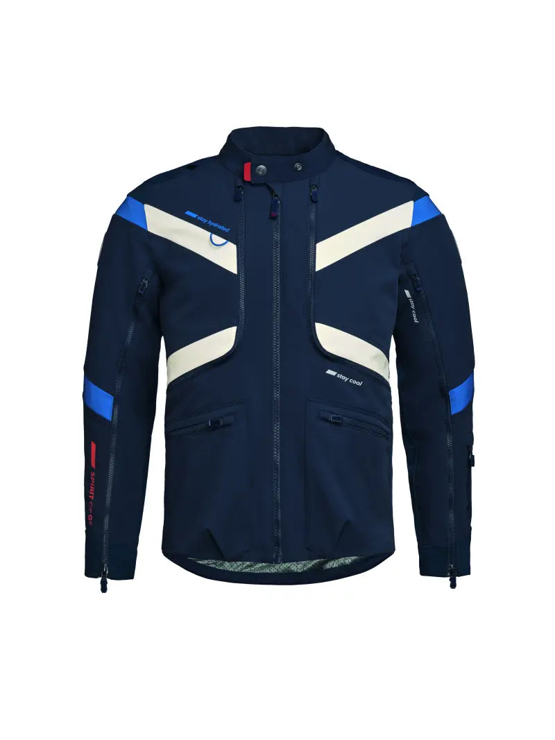 Men’s GS Trophy GTX Jacket - Blue | BMW Motorrad Adventure Riding Jacket