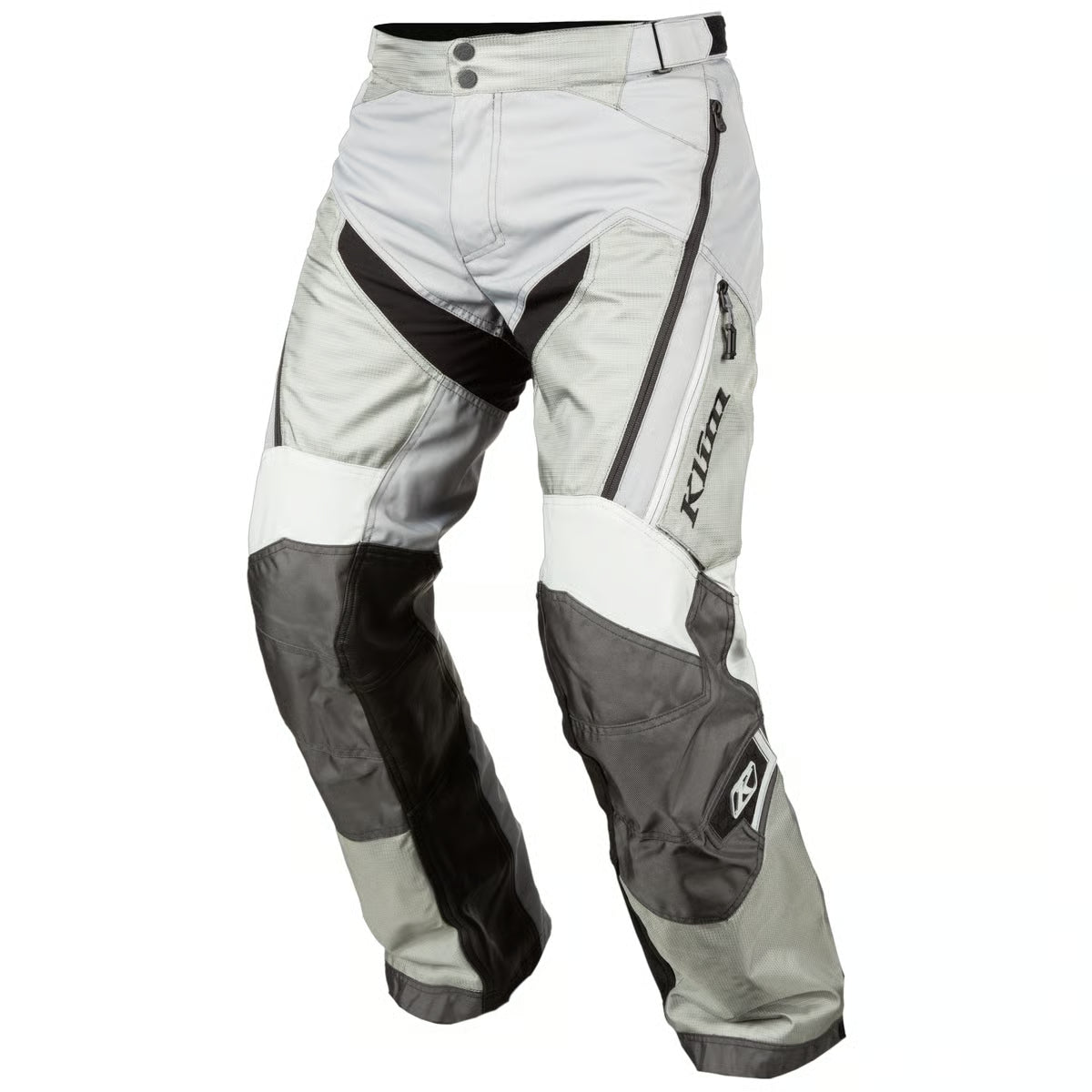 Klim Dakar Pants Monument Grey Men’s Textile Motorcycle Trousers – Durable Off-Road Adventure Riding Pants