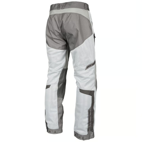 Klim Induction Pants Cool Grey Men’s Textile Motorcycle Trousers – Breathable Mesh Riding Pants with CE Armor