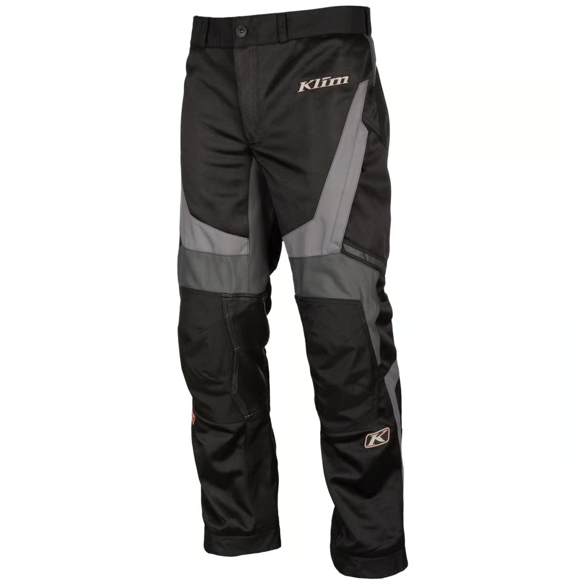 Klim Induction Pants Stealth Black Men’s Textile Motorcycle Trousers – Breathable Mesh Riding Pants with CE Protection