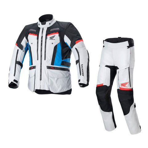 Honda Two Piece Textile Motorcycle Suit | Waterproof Riding Jacket & Pants Set