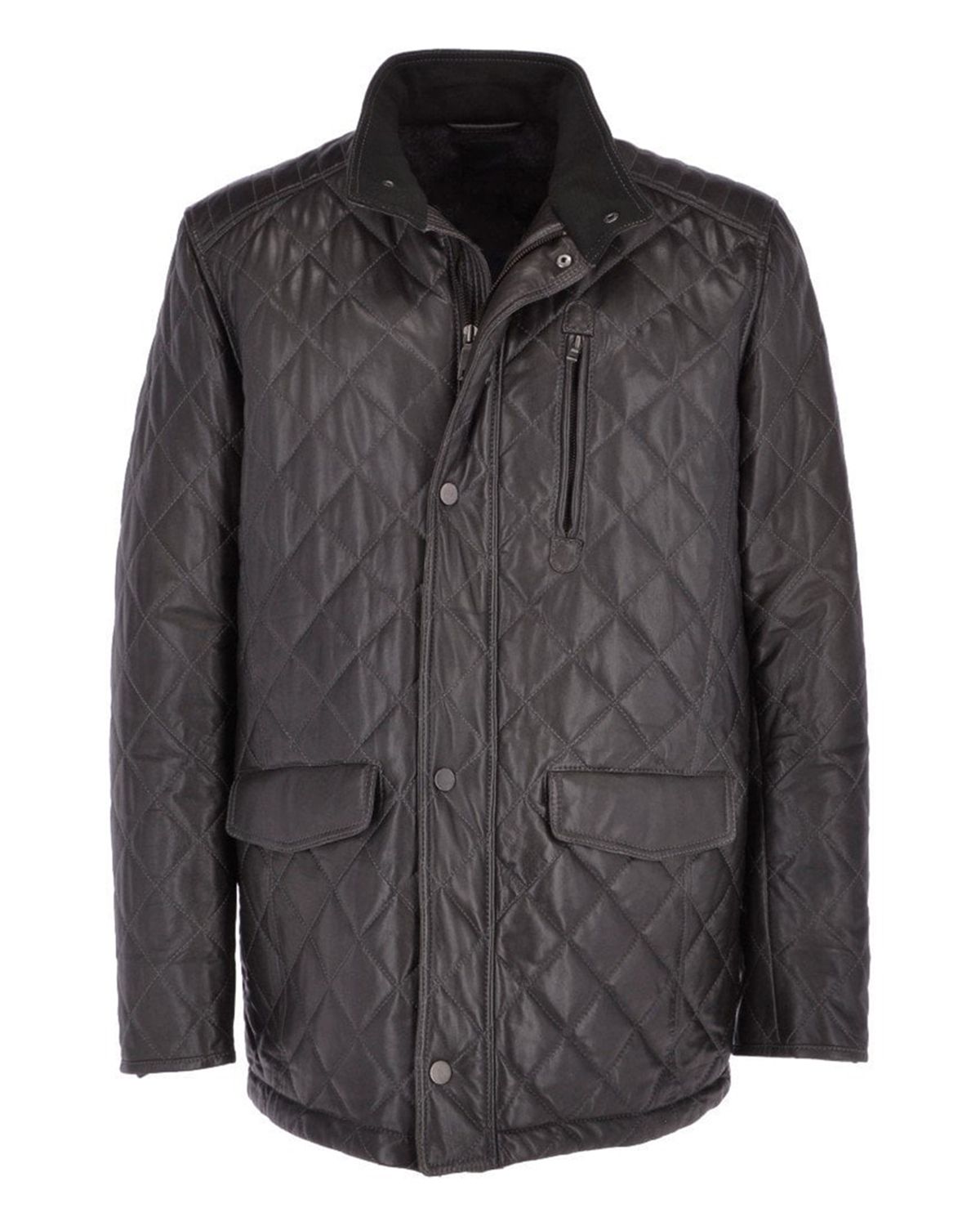 Women's Ronnie Quilted Leather Motorcycle Coat - Luxe Biker Layering Essential