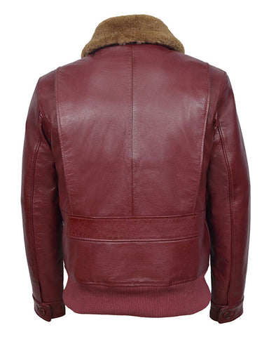 Men’s Kevin Bomber Leather Jacket – Contemporary Slim-Fit Urban Flight Jacket